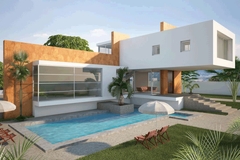 Casa 3D y Piscina